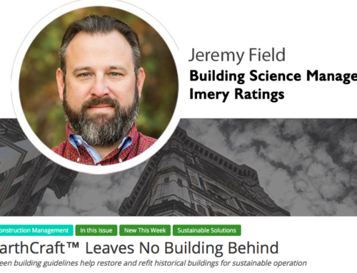 Jeremy Field featured in Green Home Builder Magazine