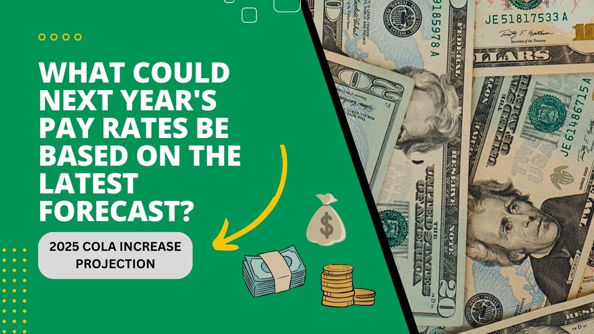 2025 COLA Increase Projection - What Could Next Year's Pay Rates Be Based on the Latest Forecast?