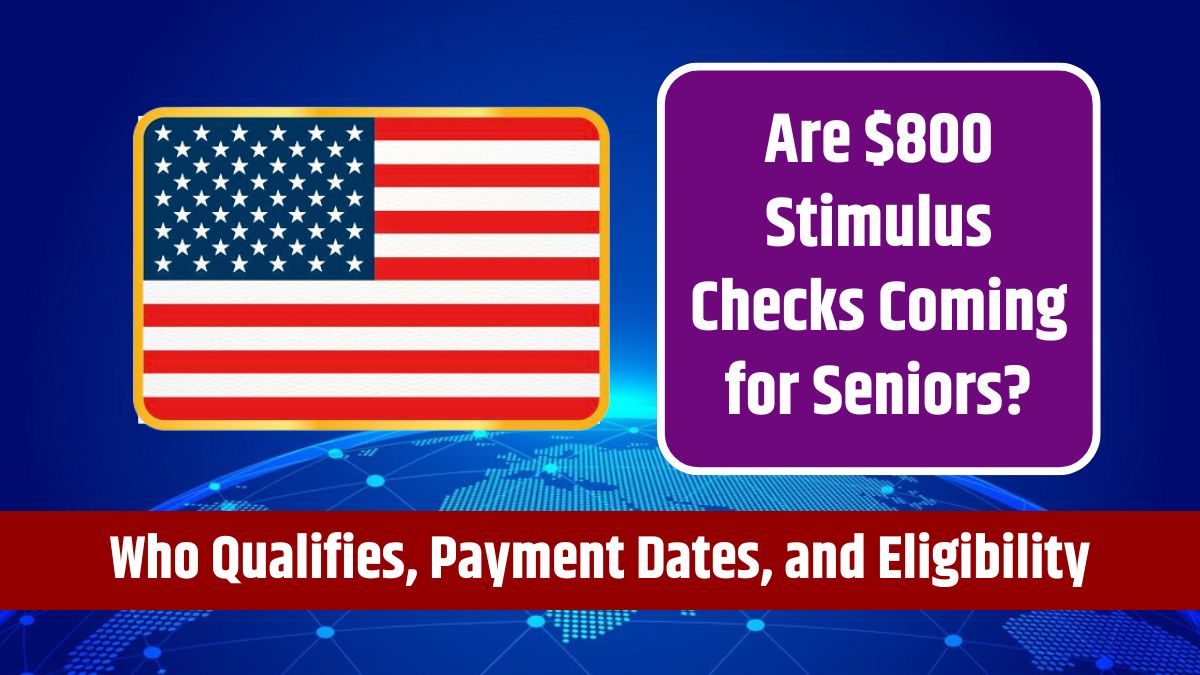 Are $800 Stimulus Checks Coming for Seniors? Who Qualifies, Payment Dates, and Eligibility Details