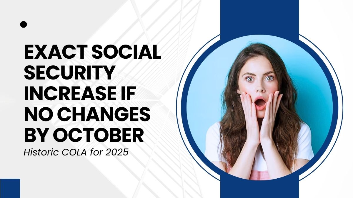 Historic COLA for 2025 - Exact Social Security Increase If No Changes by October