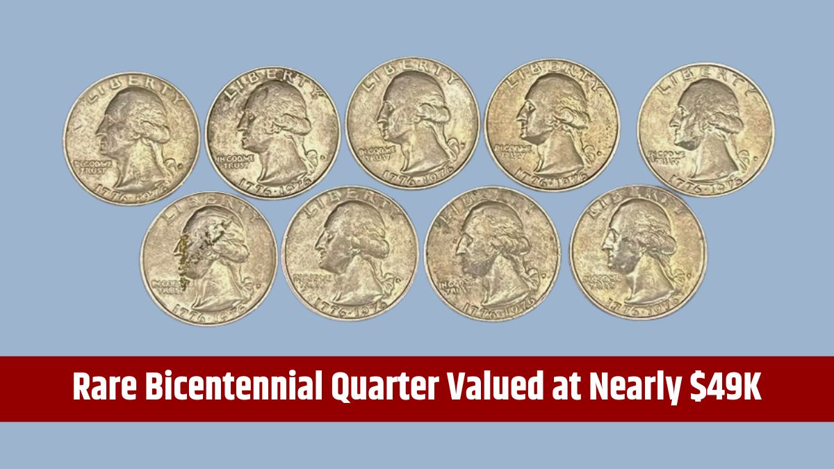 Rare Bicentennial Quarter Valued at Nearly $49K - 9 More Coins Worth Over $11K USD